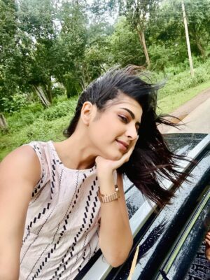 Divya Suresh Instagram - Let the leaves fall where they may “

“Wayanad monsoon 🍃🚴🏻‍♀️☔️🦌☕️”

.

.#DS #divyasuresh #wayanad #nature #mylove #happy