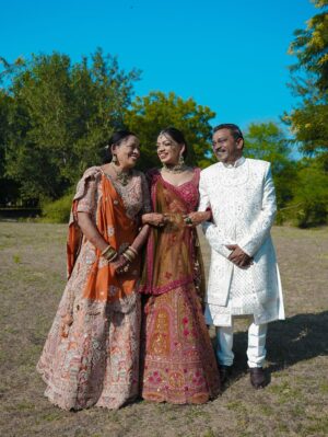 Dixita Patel Instagram - मेरे दो अनमोल रतन ❤️✨🪬

.
.
.
.
Me & mom wearing - @chhabrainternational Chandni Chowk , opposite to Mc Donald’s , Delhi 💕
Dad wearing - @parichaydesigner 
Jewellery - @ishhaara 
.
.
.
#family #momanddad #wedding #FamilyTime #FamilyLove #FamilyBond #FamilyGoals #FamilyVibes #MyConstants  #MyHome #BlessedWithTheBest #MadeOfLove #Together #ForeverUs #FamJam #Us #IndianFamily #DesiFamily #FamilyTraditions #GharKiVaat #GujaratiFamily #MomDadAndMe #DaughterLove #DaughtersWorld #ProudDaughterMoment #FamilyPortrait