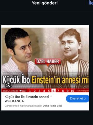 Duygu Şen Instagram - Einstein’ın annesi Küçük İbo mu? @corisjuliss