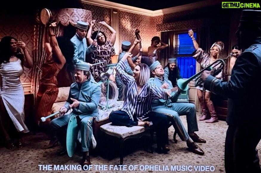 Eliotte Woodford - 10.6K Likes - Making #TheFateofOphelia MV was not only a nostalgic family reunion but also an exciting celebration of the masterful musical future @taylorswift was creating in real time right before our eyes. 🤩

My heart was overflowing with JOY just getting to be back with my friends that are family and on top of that, we got to put on the COOLEST SKIT EVER! 😂 🎭🎬

My musical theater loving soul couldn’t handle the scale and beauty of each set, wig, costume, and choreography. I was overcome with emotion and gratitude more than once during this shoot.  The large scale MGM movie musicals and dream ballets I had always dreamt of being a part of were happening and I now got to be included. 🥹😭🥹

Bravo to the incredible crew that made this happen and to @nopenother and @amandabalen for ALWAYS creating and leading with such grace and genius. 👏🏾👏🏾👏🏾

I just can’t believe I get to be a part of the magical worlds @taylorswift consistently creates. Thank you for including me, and all of us, on this ride, T! 
Also- I can’t believe we were in MOVIE THEATERS AGAIN! 🤯

I will always be proud to live #TheLifeofaShowgirl 
😘❤️‍🔥💃🏽
