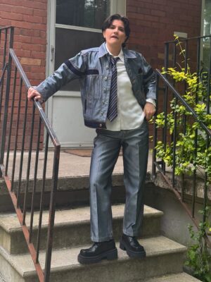 Elise Bauman Instagram - Double Denim by Mark Zuckerberg*

*Purchased from Facebook Marketplace