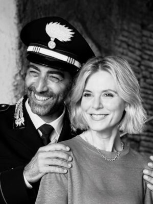 Emilia Fox Instagram - So great to have the very joyful @giovannicirfiera back on set today for Season 3 of #SignoraVolpe @acorn_tv #anofficerandagentleman #solvingmysteriesinstyle #partnerincrimesolving