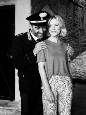 Emilia Fox Instagram - So great to have the very joyful @giovannicirfiera back on set today for Season 3 of #SignoraVolpe @acorn_tv #anofficerandagentleman #solvingmysteriesinstyle #partnerincrimesolving