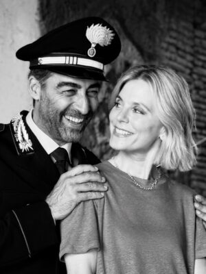 Emilia Fox Instagram - So great to have the very joyful @giovannicirfiera back on set today for Season 3 of #SignoraVolpe @acorn_tv #anofficerandagentleman #solvingmysteriesinstyle #partnerincrimesolving