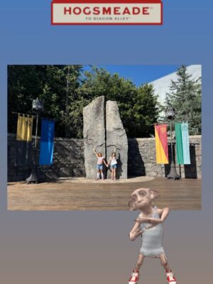Emma Caulfield Instagram - Thank you to @unistudios for our incredible tickets #sponsored You made her #harrypotter dreams come true 😍@wizardzworld #olivanders #hogsmeade #birthday #9yearsold #minion @palpublicrelations @thesteeliest @markleslieford #armadapartners Rudy for the wand win