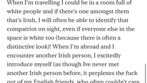 Emma Dabiri Instagram - Got a really juicy Substack up today !!! Billie Eilish, Ireland, Blue Eyes, (An Egyptian Princess), and Why, No, It’s Not Racist !!! Let’s talk about it 💙🩵💙🩵 link in stories   bio ! Ps Don’t  worry lads the #bigirishhead features in the essay 😭