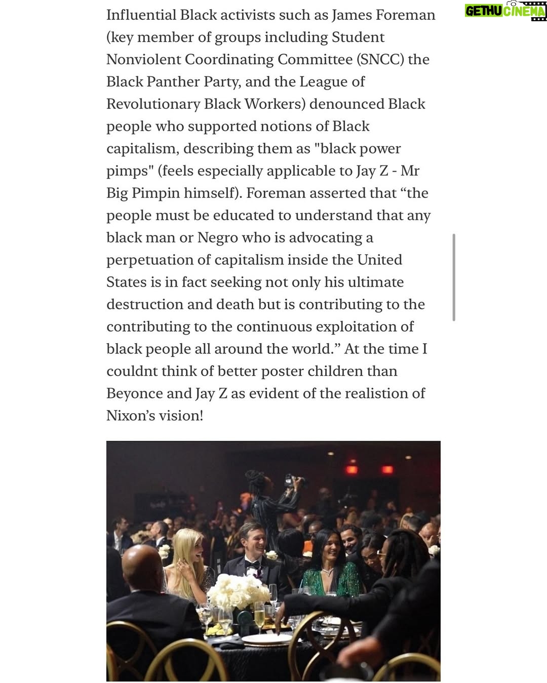 Emma Dabiri - 4.2K Likes - New essay up on Substack! Blonde Ambition; Beyonce: Bellwether / Horseman of the Apocalypse. 

“Race blind” until the #BlackLivesMatter Movement was safely established, in an interview over a decade ago with the repellent Piers Morgan, when asked about experiencing racism, #Beyonce replied “I don’t think people think about my race. I think they look at me as an entertainer and a musician and I’m very happy about that because that’s how I look at people. It’s not about color and race” LOL. Ok sis. Yet as soon as it became commercially expedient, Bey was suddenly and vocally Unapologetically Black™. Yet even that charade was contradictory, confused at best, Psy Ops at worst….

“Beyonce was not putting herself on the line with her use Black Power imagery, it was a calculated move, made at the right time, just as her segue into the visuals of Cowboy Carter preceded the movement towards MAGA alignment”. Link to full article in stories !