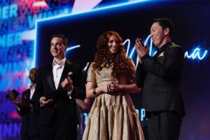 Emma Watkins Instagram - Unbelievable 🥹🥹 ARIA for BEST CHILDREN’S ALBUM 2025 🧡 

THANK YOU to all the families that have been connecting with our album ‘Dance Island Party!’ through streaming and coming to our tour - means so much 🤟🏽 

Thank you to everyone for acknowledging our integration of sign language into everything we do!

To Elvin - thank you for inspiring us and bringing so much fun and creativity to our work, incorporating Auslan artistically (and for joining us for your first ARIAs!!)

To Olly - you produced this whole album yourself (as all of our music) and even though we joke about you being locked in your studio and making music for days on end it’s amazing to see so many people appreciate your songwriting and learning the dances along the way - I love you! 

To the Emma Memma team - we can’t thank you enough!!! My sister Hayley, Jared, Jack, Jazz, Erin, Irenne, Izzy, Manu, Toby, Amy, Elisabetta, Sue, Crystal, David, Kate, Natasha, Stephen, Chantelle, John, Elie and every single person who joined us, thank you for bringing the music to children across globe this year xx 

Thank you to the whole team at ARIA, Viv and the team at GYROstream, Live Nation, Nigel and his team, Sabine from YouTube, Bel, Nat & Cil from Ready, Set, Dance and to our partners, our interpreters and everyone who has been supporting us 🫶🏽🫶🏽

Hayley & Jared - Thank you for making this album come together from the cover art to onstage 🫶🏽🥹🌟

A moment for the glam team:

Thank you Nikki and Johanna for creating the most glamorous outfit and mermaid hair to match 🫶🏽 love you both dearly x 

And thank you to all the nominees for bringing children’s music to life everywhere 🧡
