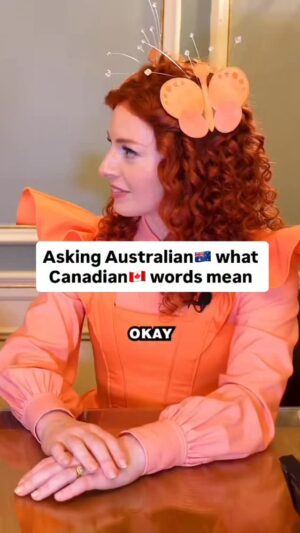 Emma Watkins Instagram - How many did you get? 🤔🇦🇺🇨🇦 I put @emmamemmamemma to the test! Another fun one with the former Wiggle @emmawatkinsofficial ! #canada #canadian #australian #canadianvsaustralian #canadianwords