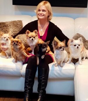 Erika Eleniak Instagram - Happy Howlidays to all the fur babies!
#furbaby
#howlidayseason