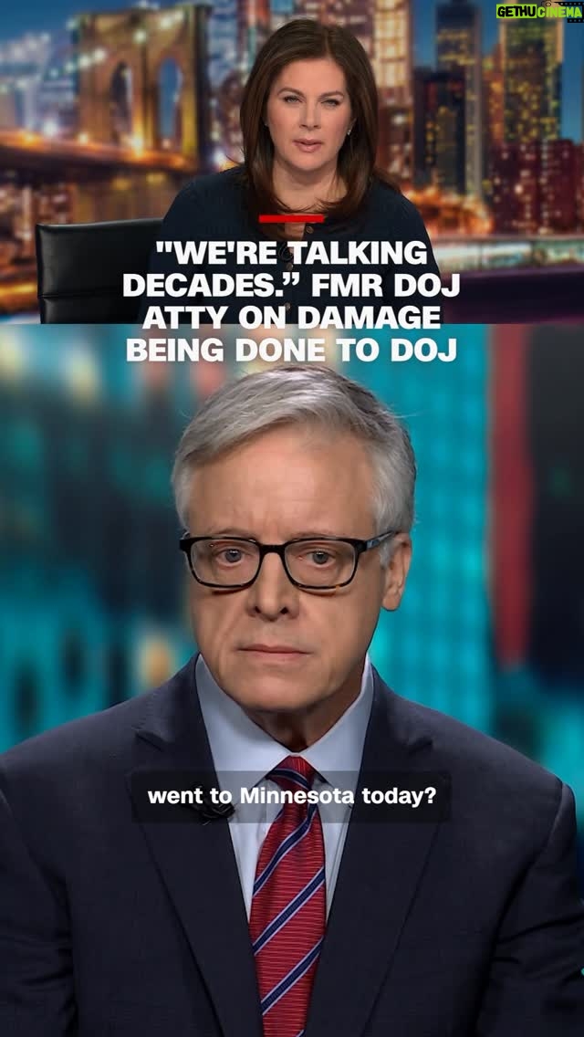 Erin Burnett - 2.4K Likes - A former DOJ attorney on the damage that is now being inflicted on the Justice Department. #cnn #outfrontcnn #trump #news