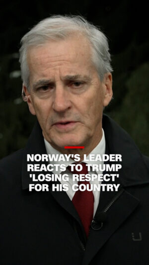 Erin Burnett Instagram - CNN’s @erinburnettoutfront talks to Norwegian Prime Minister Jonas Gahr Støre about President Trump’s comments on the Nobel Peace Prize.