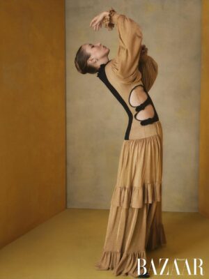 Erin Doherty Instagram - Thank you @bazaaruk 

Wearing @louisvuitton 
Editor in Chief @lydiasmag 
Photographer @agatapospieszynska 
Creative Director @zoyakaye 
Stylist @charlieharringtoncreative 
Writer @charlotteabrook 
Fashion Director @avrilmair 
Acting Entertainment Directors @olivia__blair @nicolafahey 
Photography Director @jeslucy 
Hair @declansheilshair @premierhairandmakeup 
Make up @kimbrownmakeup @premierhairandmakeup 
Manicure by @chisatochee @carenagency 
Set Design by @lottielawtondesign @patriciamcmahonagency 
Stylist assistant @harrylangfordd