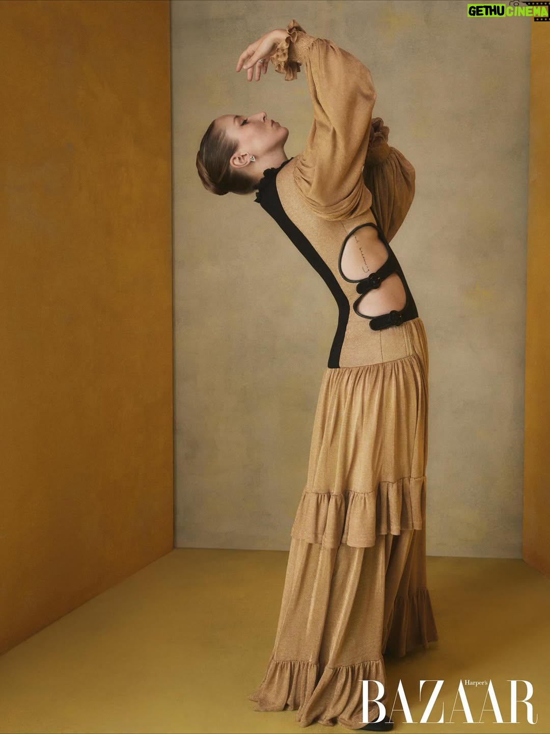 Erin Doherty - 6K Likes - Thank you @bazaaruk 

Wearing @louisvuitton 
Editor in Chief @lydiasmag 
Photographer @agatapospieszynska 
Creative Director @zoyakaye 
Stylist @charlieharringtoncreative 
Writer @charlotteabrook 
Fashion Director @avrilmair 
Acting Entertainment Directors @olivia__blair @nicolafahey 
Photography Director @jeslucy 
Hair @declansheilshair @premierhairandmakeup 
Make up @kimbrownmakeup @premierhairandmakeup 
Manicure by @chisatochee @carenagency 
Set Design by @lottielawtondesign @patriciamcmahonagency 
Stylist assistant @harrylangfordd