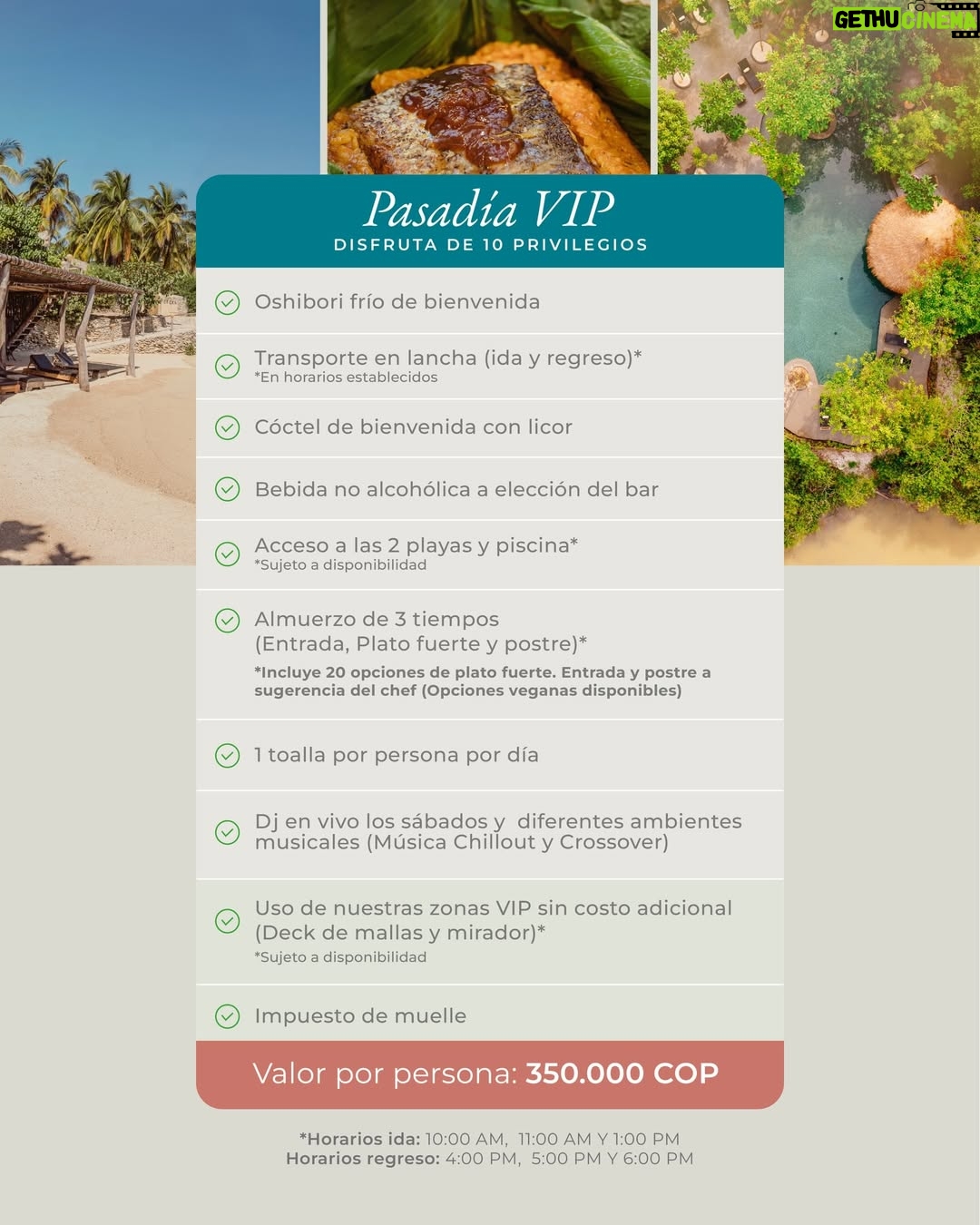 Estefanía Borge - 785 Likes - ✨ Pasadía en Cartagena, disponible por tiempo limitado.

En Éteka, el bienestar se vive —y se saborea— solo por un instante irrepetible.

Presentamos nuestro Seasonal Wellness Menu, una experiencia gastronómica creada junto a @estefiborge, disponible exclusivamente durante esta temporada.

Una propuesta pensada para quienes entienden que el verdadero lujo es efímero:

🍃 Entrada fresca que despierta los sentidos
✨ Platos principales inspirados en la tierra y el mar
🍫 Un postre final que invita a pausar, sentir y disfrutar sin culpa

Solamente disponible dentro de nuestro Pasadía VIP en Cartagena, diseñado para quienes buscan más que un destino: buscan conexión, belleza y sabor consciente.

📍 Éteka · Isla Tierra Bomba
⏳ Disponible por tiempo limitado
💬 Reserva tu pasadía en Cartagena antes de que esta experiencia se despida.