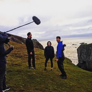 Evanna Lynch Instagram - Had the best time last week exploring Ireland with @jamesphelps_pictures and @oliver_phelps !! 🇮🇪 They are making a travel show with @danielpsharp @annagraceomalley and @martinblencowe and their first stop was home! 💚🤍🧡 I can’t share too much about the adventures we went on but we made a lot of friends, went hurling, foraged for mushrooms and had deep chats in the car!! T’was a weird and wonderful way to spend my first week of my thirties…

Thank you especially to lovely staff at @cartonhouse for giving me such a fabulous birthday celebration and the most majestic room I’ve ever stayed in!! I’m still heartbroken we couldn’t fit the balloons in the car 😭
#Ireland