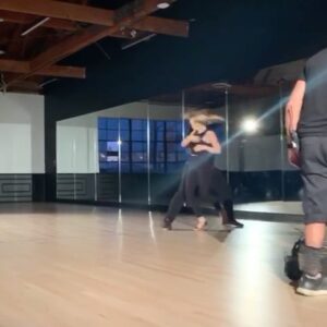 Evanna Lynch Instagram - My phone keeps sending me nostalgic reminders that the @dancingabc finale was 1 year ago!! Kinda hard to believe 🤭 So I thought I’d post a throwback to one of Team Kevanna’s rehearsals that I like to rewatch! (This dance was for the quarter finals if I remember correctly). I’m very pro living in the moment but every now and then I love to relive these past moments. Miss those times but am very grateful for the confidence DWTS gave me to pursue new scary things. 💗 Miss ya partner! @keo_motsepe 🎶 Song is Every Little Thing by Carly Pearce #TeamKevanna #throwback #DWTS