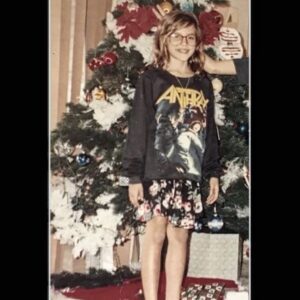 Eve Mauro Instagram - While other kids got toys, I got an Anthrax sweater. 
#SpreadingTheDisease
#NotDeadYet