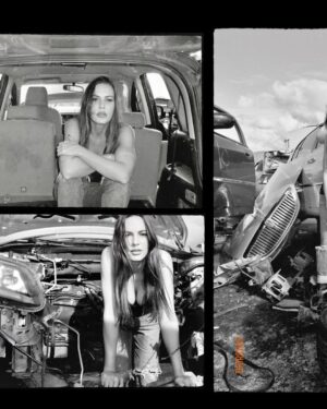 Eve Mauro Instagram - Just a casual visit to a junkyard. Nothing to see here.  For the record, no one told us to leave.