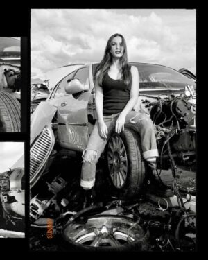 Eve Mauro Instagram - Just a casual visit to a junkyard. Nothing to see here.  For the record, no one told us to leave.