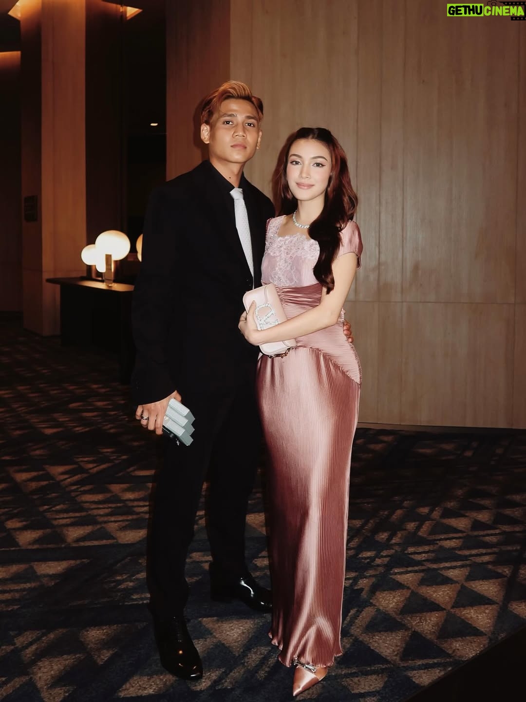Eyka Farhana - 39.5K Likes - First wedding date with my husband 🩷✨ 
Congrats Nicole & Aidi! You guys are a perfect match. May your love grow stronger forever and may your marriage be filled with everlasting love and happiness. 

In my custom made by @merahjambuofficial_ 🤍 I told Hana I wanted something simple but sweet, and she truly made it happen. Thank you for making my dress look so sweet ✨