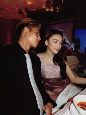 Eyka Farhana Instagram - First wedding date with my husband 🩷✨ 
Congrats Nicole & Aidi! You guys are a perfect match. May your love grow stronger forever and may your marriage be filled with everlasting love and happiness. 

In my custom made by @merahjambuofficial_ 🤍 I told Hana I wanted something simple but sweet, and she truly made it happen. Thank you for making my dress look so sweet ✨