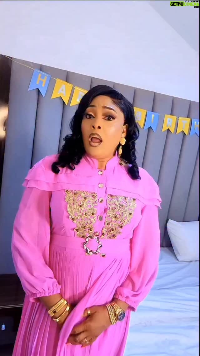 Fausat Balogun - 1K Likes - Happy birthday to my lovely beautiful talented humble daughter, 
Wishing you a day filled with love and happiness. May this year bring you prosperity and all good things come your way. love you forever @officialsholakosoko 🎂🎂❤️❤️❤️💋💋💋💋💋