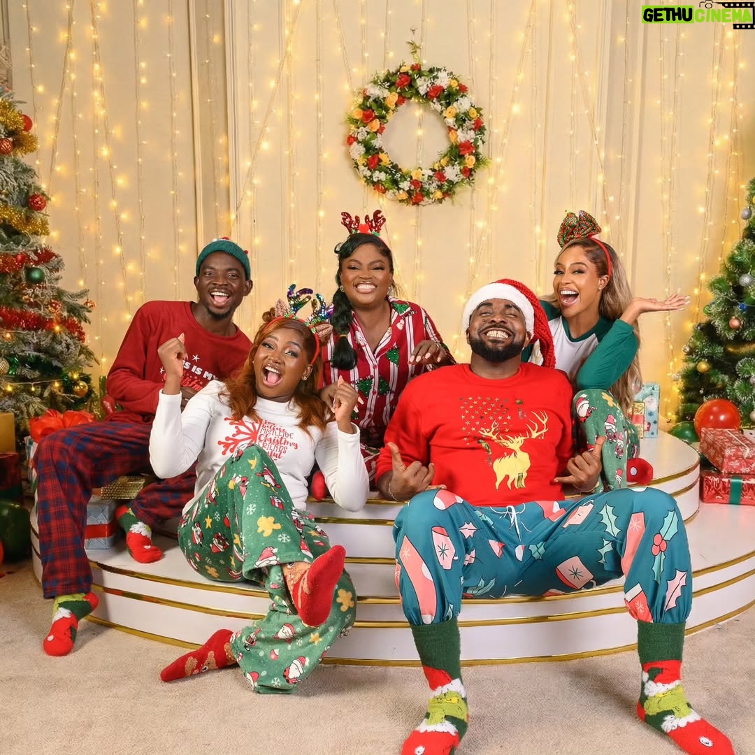 Fausat Balogun - 1.5K Likes - Season’s greetings from the cast of BEHIND THE SCENES. 
This Christmas, we pray for peace in our hearts, laughter in our homes, and love that reminds us of the importance of family.
Make it part of your holiday plans to watch and enjoy BEHIND THE SCENES with your family and friends. There are so many valuable lessons to take away from this beautiful story.

BEHIND THE SCENES is still showing in cinemas nationwide and in select ODEON cinemas in the UK.
#BehindTheScenesTheMovie
#AFunkeAkindeleNetwork
#FunkeAkindele
#FAANtv @funkejenifaakindele