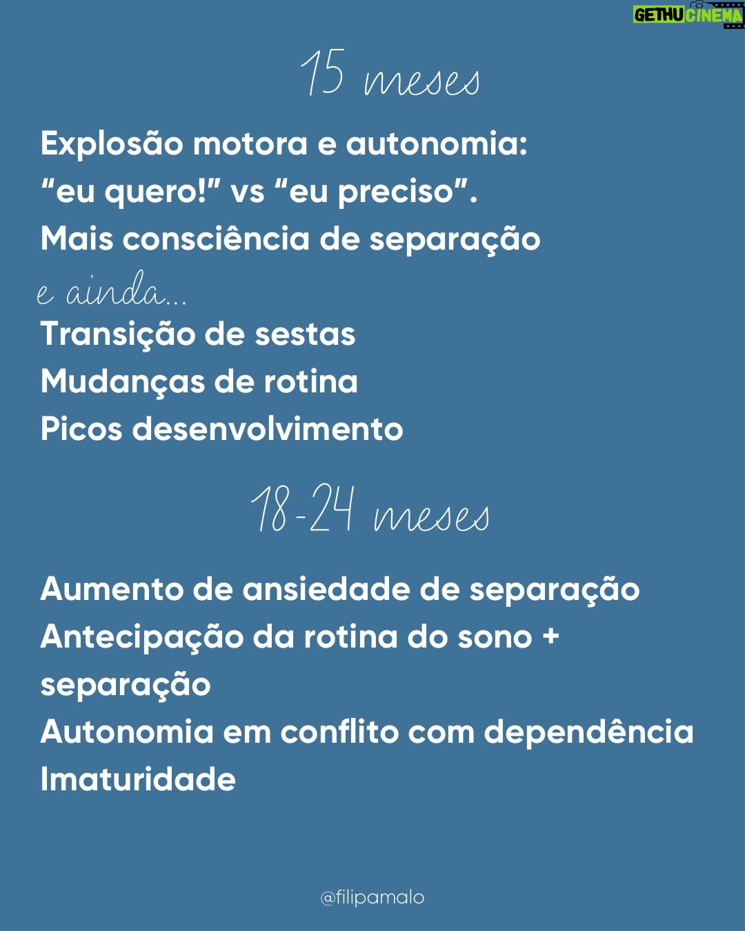 Filipa Maló Franco - 1.1K Likes - “É falta de rotina”
“É associação mama/sono”
“É associação ao colo”
“É falta de autonomia”
“É dependência”

É sempre “alguma coisa” mas o que é certo é que quase todos os bebés passam por estas fases, o sono raramente é linear nos primeiros 3 anos de vida e ao longo da primeira infância é esperado uma necessidade de presença, medos e outras questões que o influenciam. 

Para mim parece-me óbvio que em qualquer área do desenvolvimento, importa sempre perceber que se há um padrão que se identifica e se muitos bebés e crianças passam pelas mesmas questões e dificuldades, teremos que as compreender e não, batalhar contra elas. Contudo, sinto todos os dias que com o sono dos bebés estamos frequentemente a m campos de batalha. Perco a conta às vezes que os pais me chegam, frustrados, exaustos, até desesperados porque vivem em torno do sono dos seus filhos, cumprem rotinas e horários ao segundo, tentam que os filhos não precisem deles e que mesmo assim, os bebés não dormem como eles imaginam q deviam dormir.

Inclusivamente, na @clinicafilipamalofranco tenho uma equipa de sete profissionais especializadas em sono pediátrico e perinatal e as queixas são SEMPRE as mesmas. Também a idade de pedido de ajuda, tende a seguir um padrão, isto porque, são momentos de grandes alterações e necessidades que se compreendem e identificam na maioria dos bebés e crianças pequenas.

Também, parece-me óbvio que se fosse sempre tão fácil aplicar planos, rotinas e se a questão dependesse da “autonomia” o sono dos bebés não estaria em problema ascendente. A verdade é que há umas gerações atrás, com menos regras e especialistas, os bebés dormiam melhor. E melhor não significa mais tempo seguido. Há uns 50 anos para cá tudo mudou, e um dia explico-vos porquê.

Contudo, não me canso de dizer: o sono do bebé não é comportamental. É o resultado do seu desenvolvimento e necessidades emocionais e de vinculação. É fluido. Altera-se com o que acontece durante o dia. Tem fases. E é com segurança que digo que ajudo muitas famílias, com resultados, respeitando as necessidades dos bebés. É possível… e a minha profissão ensinou-me que o comportamento reage sempre a uma emoção e necessidade.