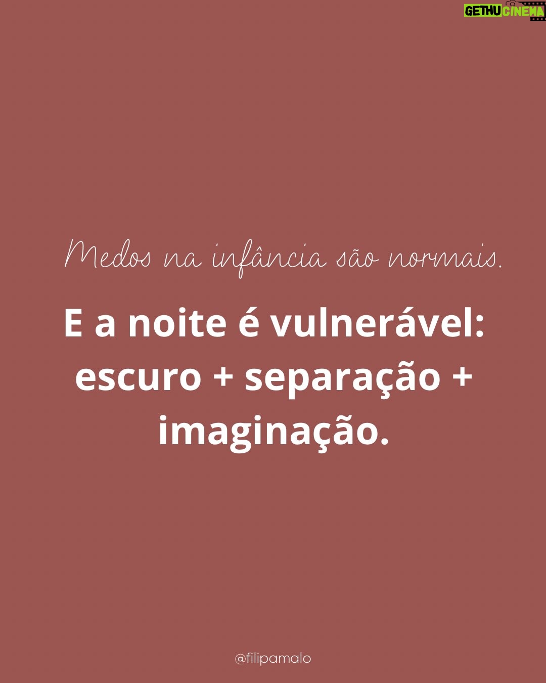 Filipa Maló Franco - 1.4K Likes - Vamos compreender os medos ao longo da primeira infância?

Neste post tentei relacionar duas perguntas muito frequentes: os medos e a sua relação com o sono noturno.

A criança é um mundo. E sempre que trabalhamos algo dentro dela, temos de a conhecer, compreender à luz do desenvolvimento emocional e relacional. Tudo o que a envolve e a sua história. Sendo certo que um medo não se supera porque o adulto quer, ou porque parece tão disparatado que dizer que “não é preciso ter medo” magicamente resolve. É na incompreensão que tudo se amplifica, e o que vejo frequentemente em consulta, são medos não traduzidos e acima de tudo, não compreendidos.

Fez-vos sentido?