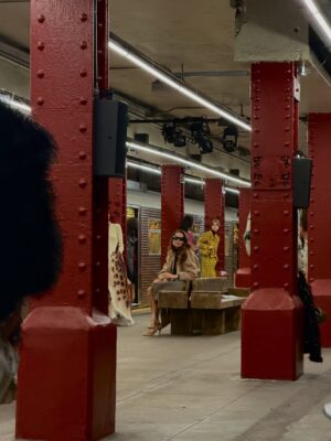 Francesca Scorsese Instagram - @chanelofficial Comes to New York 🚊🚕🗽 what an incredible show @matthieu_blazy thank you for having us. #CHANELMETIERSDART #CHANEL #CHANELSHOW