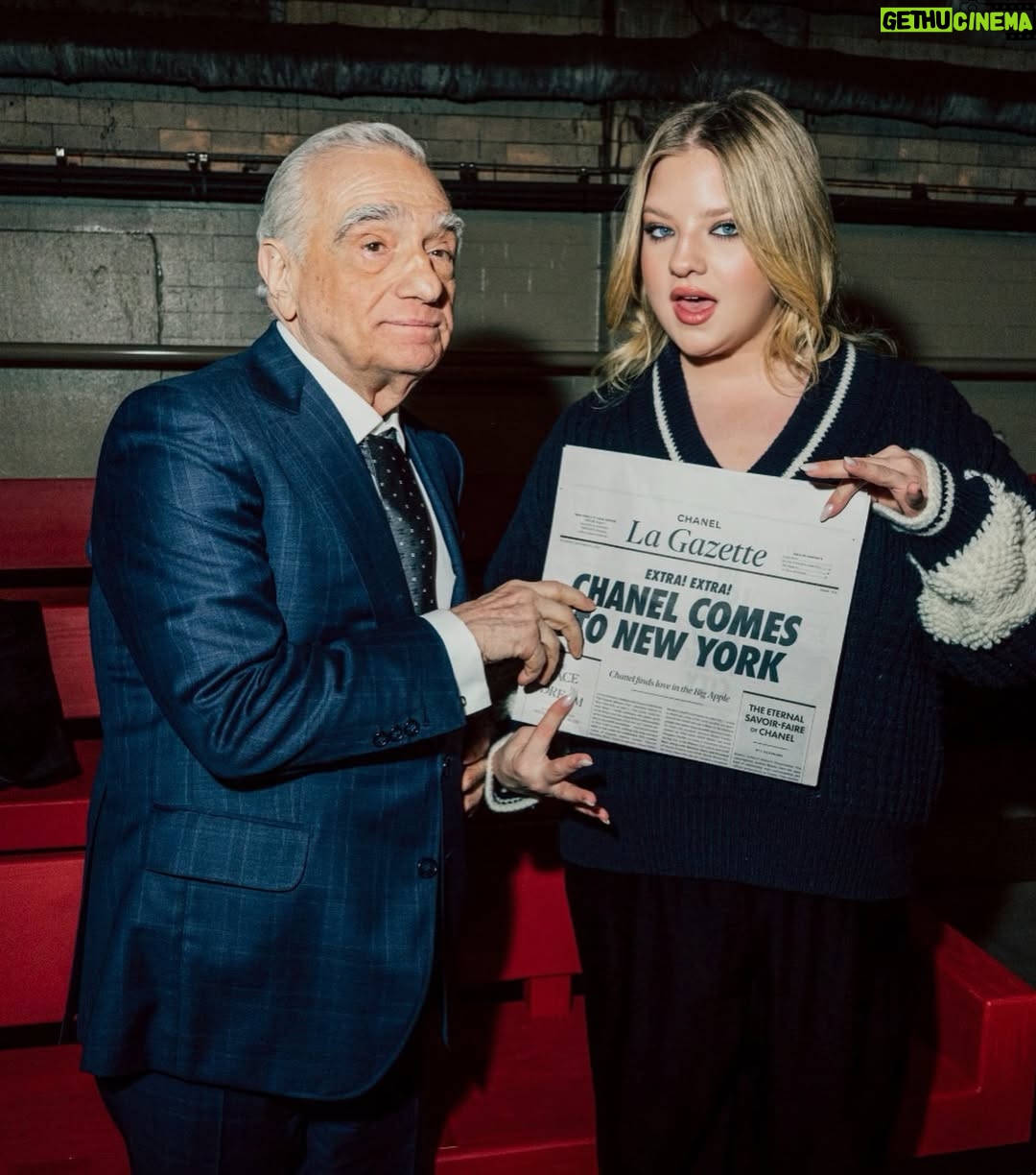 Francesca Scorsese - 25.2K Likes - @chanelofficial Comes to New York 🚊🚕🗽 what an incredible show @matthieu_blazy thank you for having us. #CHANELMETIERSDART #CHANEL #CHANELSHOW