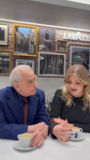 Francesca Scorsese Instagram - From the streets of Polizzi Generosa in Sicily, to New York City— where coffee connects generations, roots, and creativity at the Martin Scorsese Virtual Production Center Café. ❤️🎥☕️🇮🇹 (I love you etc)