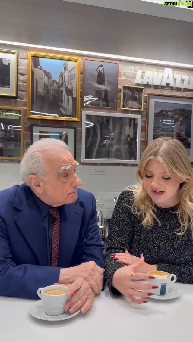 Francesca Scorsese - 58.2K Likes - From the streets of Polizzi Generosa in Sicily, to New York City— where coffee connects generations, roots, and creativity at the Martin Scorsese Virtual Production Center Café. ❤️🎥☕️🇮🇹 (I love you etc)