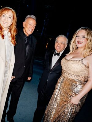 Francesca Scorsese Instagram - Thank you for a beautiful evening @theacademy @academymuseum 💎🎞️

Styling by: @ashleyafriyie 
Makeup: @kalikennedy 
Hair: @castillo_13 

Photo credit: 
@emmaeliza @hunterabrams @gettyentertainment @stefaniekeenan @rodinphotography @johnshearer