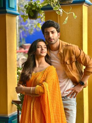 Garvita Sadhwani Instagram - Rajji & Dheeraj 🤞❤️
Catch us in “Mahadev & Sons” on @colorstv & @jiohotstar super soon ❤️🧿 

So Grateful for this @tewarisaurabh @sumeetchaudhry @parinmultimedia @instaprashant @sethikewal @ketswalawalkar @diza.surryavanshi 
@aryacastingdirector @vinay.vinayak1622 
.
#colors #colorstv #insta #fyp #itv