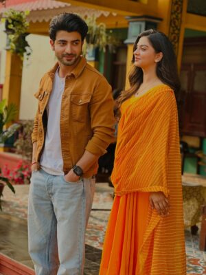 Garvita Sadhwani Instagram - Rajji & Dheeraj 🤞❤️
Catch us in “Mahadev & Sons” on @colorstv & @jiohotstar super soon ❤️🧿 

So Grateful for this @tewarisaurabh @sumeetchaudhry @parinmultimedia @instaprashant @sethikewal @ketswalawalkar @diza.surryavanshi 
@aryacastingdirector @vinay.vinayak1622 
.
#colors #colorstv #insta #fyp #itv