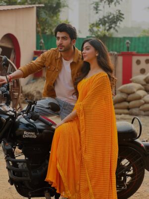 Garvita Sadhwani Instagram - Rajji & Dheeraj 🤞❤️
Catch us in “Mahadev & Sons” on @colorstv & @jiohotstar super soon ❤️🧿 

So Grateful for this @tewarisaurabh @sumeetchaudhry @parinmultimedia @instaprashant @sethikewal @ketswalawalkar @diza.surryavanshi 
@aryacastingdirector @vinay.vinayak1622 
.
#colors #colorstv #insta #fyp #itv