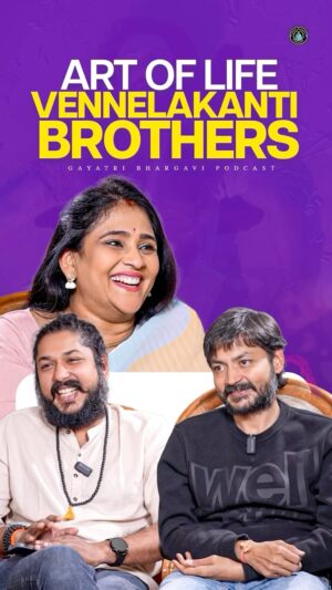 Gayatri Bhargavi Instagram - We speak Language Called Cinema say, The Vennelakanti Brothers. 
Link here 

https://youtu.be/s9H1KuslUEk?si=mQa4CMa1yY3bDERf

#bro #cinema #language 

Navarasa with the Vennelakanti Brothers
In this special episode of Gayatri Bhargavi Podcast, we celebrate the extraordinary journey of two multi-talented, multi-faceted artists — Mr Shashank Vennelakanti and Mr.Rakendu Mouli.
Hailing from the legendary Vennelakanti family, these brothers have carved their own identity in the world of cinema with relentless hard work, passion, and devotion to the art.

They are:
🎤 Dubbing Artists
✍️ Writers
🎬 Film Dialogue & Script Translators (Telugu, Tamil & Hindi)
🎶 Lyricists
…and true all-rounders in storytelling.

Despite belonging to a legacy, their path wasn’t a bed of roses — it was built on sheer consistency and love for cinema.

Listen to their inspiring journey as they share experiences working with legendary stars like Kamal Haasan, Vikram, Suriya, and many more — and how each “rasa” of life shaped their craft.