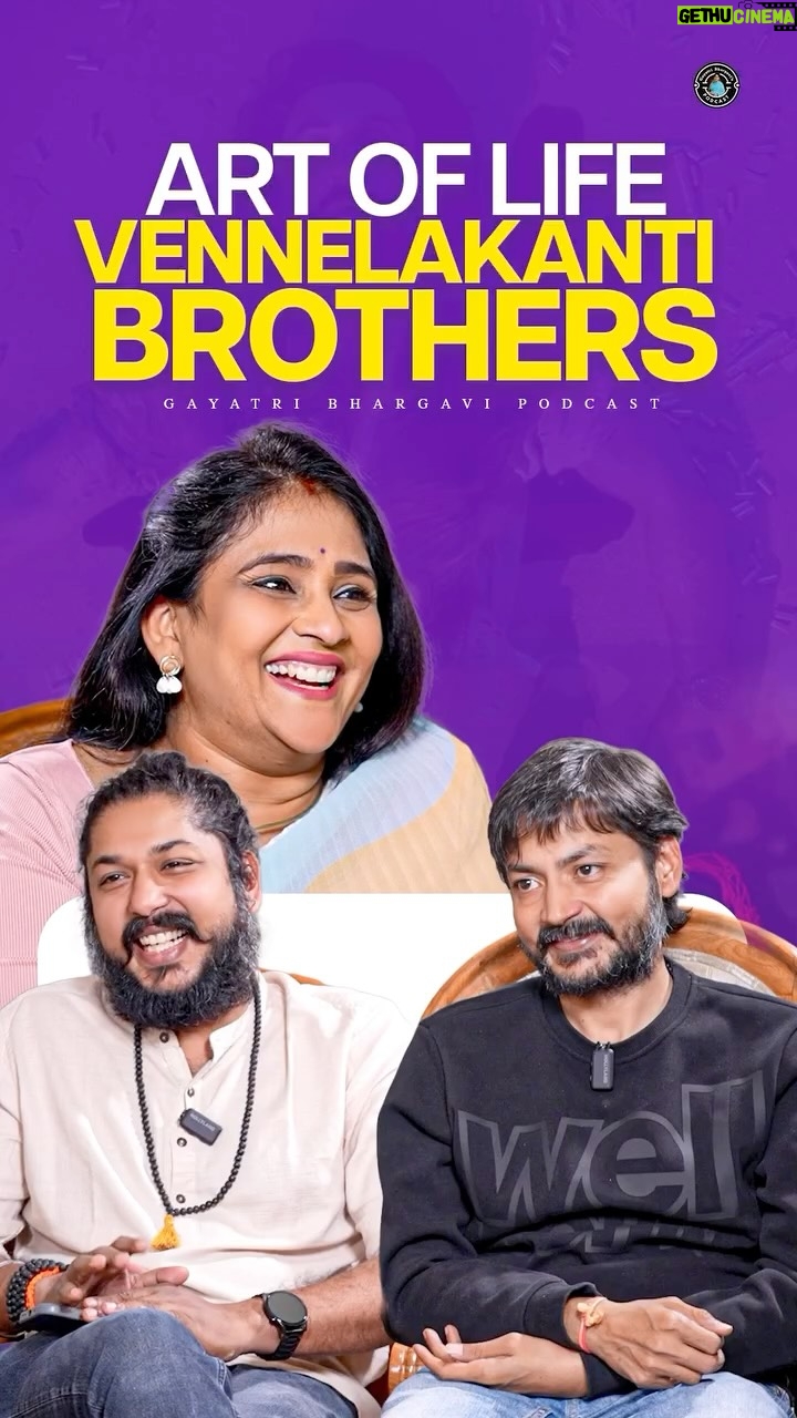 Gayatri Bhargavi - 4.7K Likes - We speak Language Called Cinema say, The Vennelakanti Brothers. 
Link here 

https://youtu.be/s9H1KuslUEk?si=mQa4CMa1yY3bDERf

#bro #cinema #language 

Navarasa with the Vennelakanti Brothers
In this special episode of Gayatri Bhargavi Podcast, we celebrate the extraordinary journey of two multi-talented, multi-faceted artists — Mr Shashank Vennelakanti and Mr.Rakendu Mouli.
Hailing from the legendary Vennelakanti family, these brothers have carved their own identity in the world of cinema with relentless hard work, passion, and devotion to the art.

They are:
🎤 Dubbing Artists
✍️ Writers
🎬 Film Dialogue & Script Translators (Telugu, Tamil & Hindi)
🎶 Lyricists
…and true all-rounders in storytelling.

Despite belonging to a legacy, their path wasn’t a bed of roses — it was built on sheer consistency and love for cinema.

Listen to their inspiring journey as they share experiences working with legendary stars like Kamal Haasan, Vikram, Suriya, and many more — and how each “rasa” of life shaped their craft.