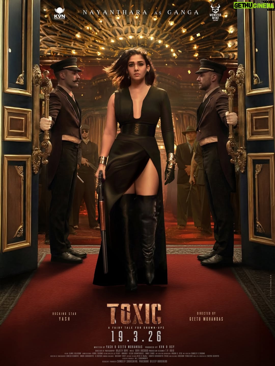 Geetu Mohandas - 1.2 Million Likes - Introducing Nayanthara as GANGA  in - A Toxic Fairy Tale For Grown-Ups

#TOXIC #TOXICTheMovie

@kiaraaliaadvani @iamhumaq  @ravibasrur @editorujwalk @crowsnestproject @mohanbkeremohan @jjlocoperry @anbariv_action_director
@jaikastunts @amritsingh099 @kvn.productions #MonsterMindCreations  @Toxic_themovie

[ Rajeev Ravi, Sandeep G Sharma, Sandeep Sadashiva, Prashant Dileep Hardikar, Kunal Sharma ]
