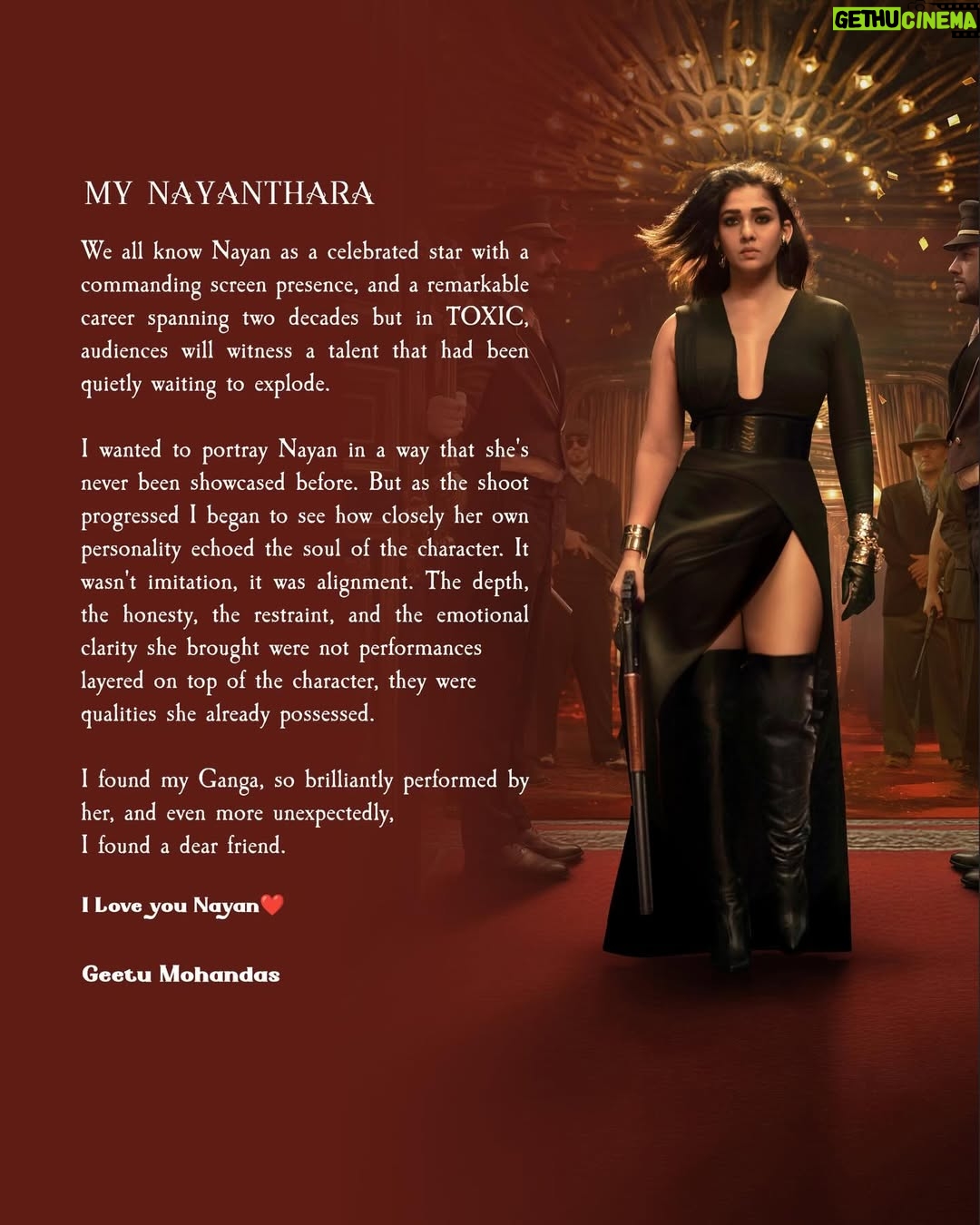 Geetu Mohandas - 192.9K Likes - My Girls 🔥🔥🔥 
@nayanthara @tarasutaria @iamhumaq @rukmini_vasanth @kiaraaliaadvani 
#kiaraadvani #nayantharaa #humaqureshi #rukminivasanth #tarasutaria