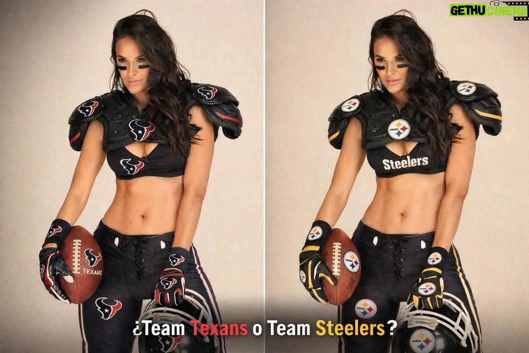 Gina Holguín - 5K Likes - ¿Team Texans o Team Steelers? 
🏈😎🙌🏽
#NFLEnTelevisa