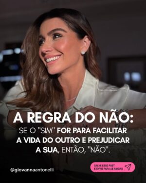 Giovanna Antonelli Instagram - Gostei dessa dica! E vc? 
Que “não” mudou a sua vida para melhor? Me conta aqui ? ♥️