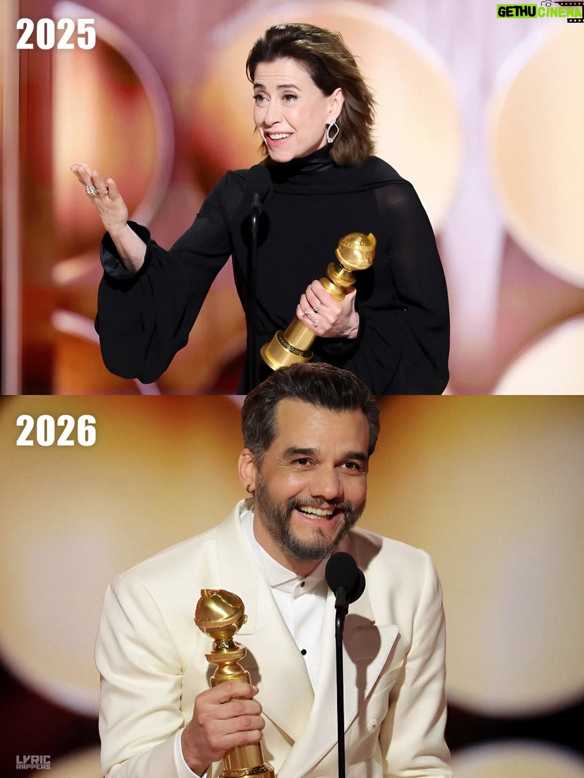 Giovanna Antonelli - 66.5K Likes - Que momento lindo pro Brasil e pro audiovisual brasileiro! Depois de 27 anos, o Golden Globes, de melhor filme e com Wagner levando o prêmio de melhor ator, um ano depois de Fernanda! 🇧🇷✨
Um reconhecimento que fala da expansão do nosso cinema, da força das nossas histórias e do talento que atravessa fronteiras.
O audiovisual brasileiro cresce, se reinventa e ocupa, cada vez mais, o lugar que merece no mundo. 🎬💛