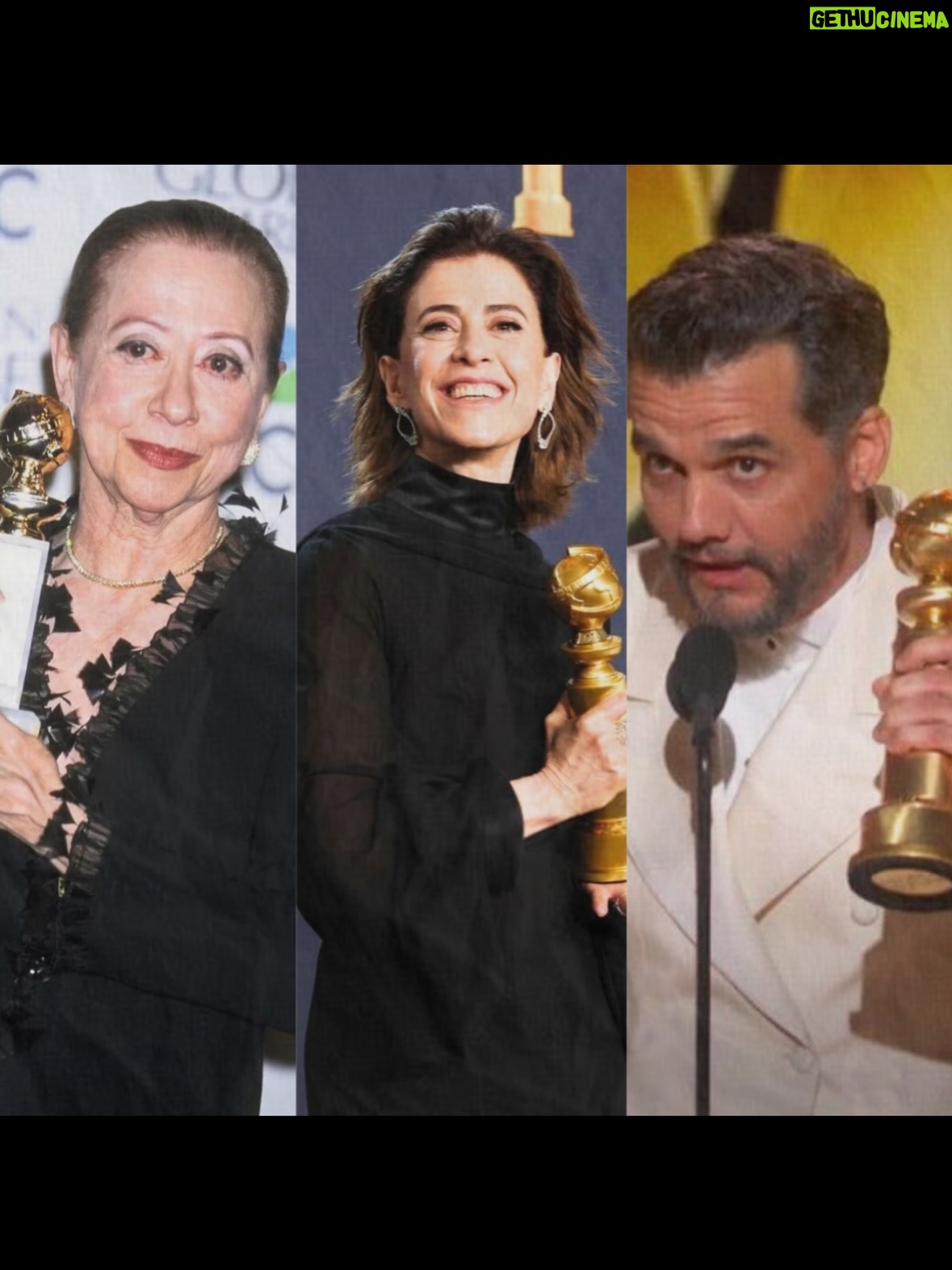 Giovanna Antonelli - 66.5K Likes - Que momento lindo pro Brasil e pro audiovisual brasileiro! Depois de 27 anos, o Golden Globes, de melhor filme e com Wagner levando o prêmio de melhor ator, um ano depois de Fernanda! 🇧🇷✨
Um reconhecimento que fala da expansão do nosso cinema, da força das nossas histórias e do talento que atravessa fronteiras.
O audiovisual brasileiro cresce, se reinventa e ocupa, cada vez mais, o lugar que merece no mundo. 🎬💛