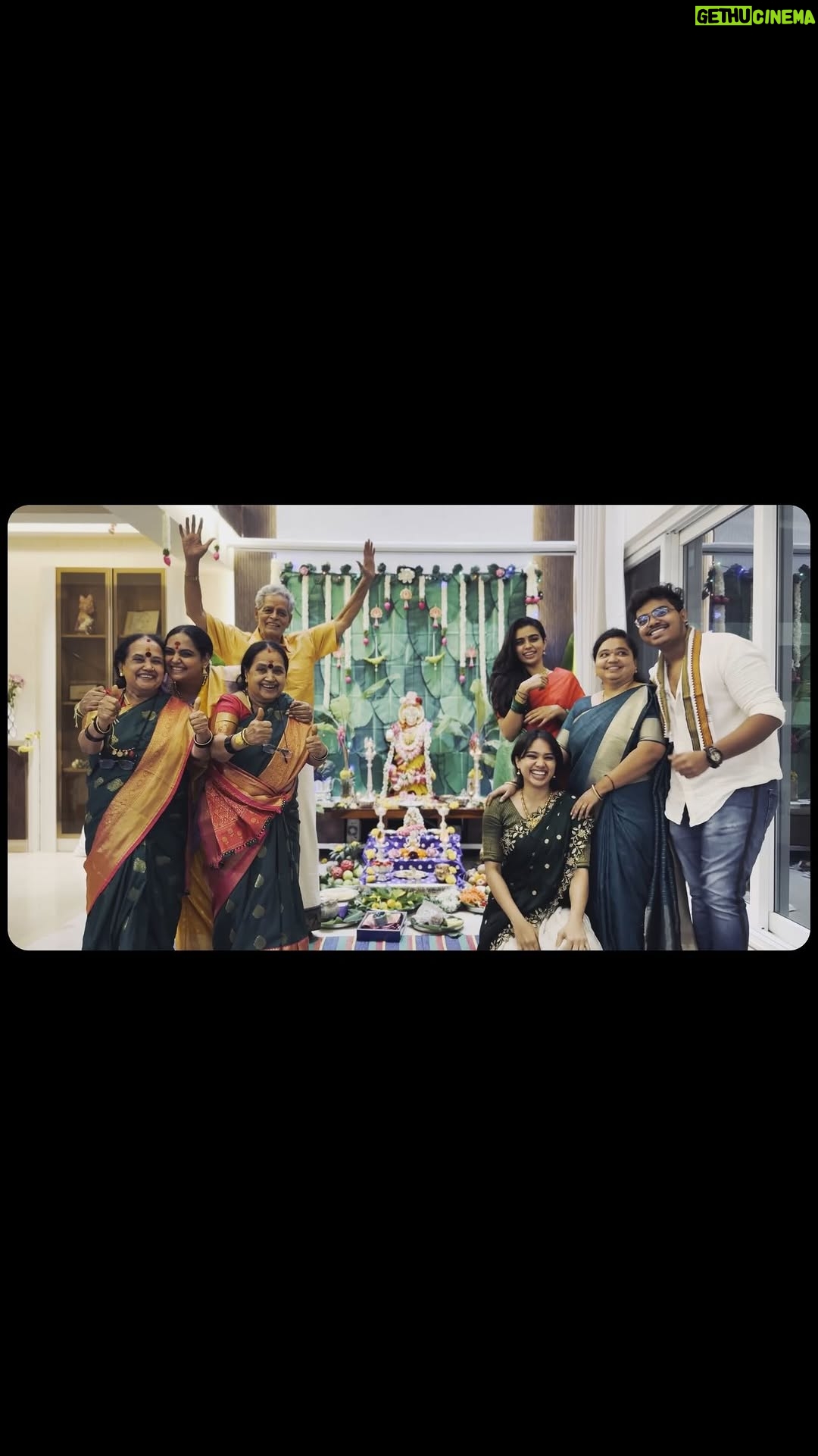 Gowri shruthi - 39.8K Likes - ನಮ್ಮ ವರಮಹಾಲಕ್ಷ್ಮಿ ♥️✨
.
.
Thanks to everyone who came and made our Varamahalakshmi the most memorable one 🥰
.
Also ! 
Waited a day to post this video because this was Beautifully captured and edited by my dear daughter @_keerthi__krishna 😘