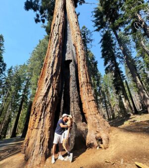 Greidys Gil Instagram - Gracias Dios por tu creación porque es perfecta! 🤩  Nuestras vacaciones empezaron en Yosemite, las sequoias son gigantes, miren la foto 4. 🤪 BTW vean los videos al final que nos sorprendió un oso, obvio que el susto y la corrida que nos echamos no salió en los videos 🤣
.
.
.
#familyvacation #family #yosemite #california #summer #mountains