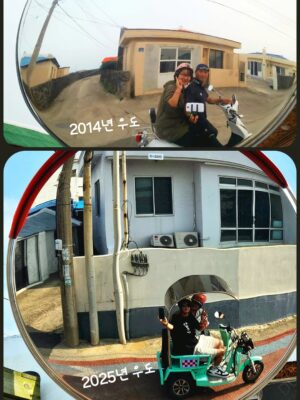 Ha Jae-sook Instagram - 제주 #고성댁

1.2.3. 기우뚱🐽(한창 귀여운척 할 나이)
4.신나게 웃고 떠들었던 첫 식사장소(깜짝이벤트대박🐍🐍🐍)
5. 망치가 어울리는 테토녀
6. 10년도 훌쩍 지난 사진을 기억하고 찍자해줘서 고마웡🫰