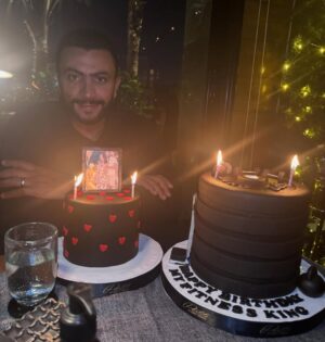 Hager Ahmed Instagram - “To the strongest and most ambitious man in the world, love you 😘 Wishing you a very happy birthday!” 🎉❤️
Ghalia and Adam are so lucky to have a dad as amazing as you.” @aelhaddadd ❤️ احلو احلو كمان احلو 😘😀